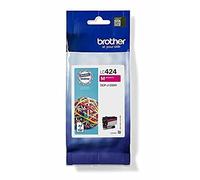 Brother LC424M Cartucho original de tinta para la impresora DCPJ1200W, Duración estimada: hasta 750 páginas (según ISO/IEC 24711), Magenta