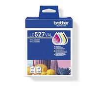 Brother LC527VAL Cartucho de Tinta Original, Paquete económico | Capacidad estándar. 1300 páginas, color negro, 900 páginas, para impresoras MFCJ4350DW, MFCJ4550DW