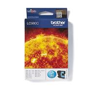 Brother LC980CBP - Cartucho de tinta cian en blíster (duración estimada: hasta 260 páginas según ISO/IEC 24711)