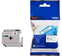 Brother M-K221SBZ cinta no laminada negro sobre blanco 9 mm