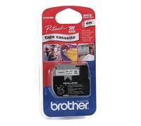 Brother M-K221SBZ cinta no laminada negro sobre blanco 9 mm