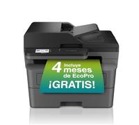 Brother MFC-L2860DWE Impresora Multifunción Láser Monocromo, 34 pág/min, Pantalla LCD Color 6.8cm, Memoria 265MB, Escanea 22.5 imag/min, Negro y Gris