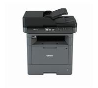 Brother MFC-L5700DN - Impresora multifunción láser (250 Hojas, dúplex automático, 9,3 cm, 8000 páginas, USB 2.0 y Ethernet), Negro