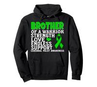 Brother of a Warrior Cerebral Palsy Awareness CP Gifts Sudadera con Capucha