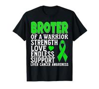 Brother of a Warrior Liver Cancer Awareness Family Matching Camiseta