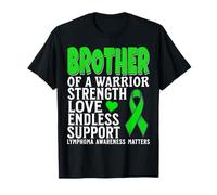 Brother of a Warrior Lymphoma Awareness Family Matching Camiseta