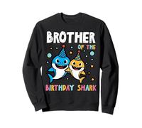 Brother of Birthday Shark Party Family Match Niños Hombres Sudadera