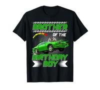 Brother of The Birthday Boy Race Car Party Family Matching Camiseta