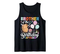Brother of The Birthday Capibara Girl Bday Party Family Kids Camiseta sin Mangas