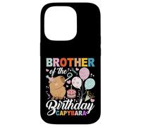 Brother of The Birthday Capibara Girl Bday Party Family Kids Carcasa para iPhone 14 Pro