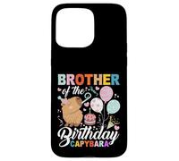 Brother of The Birthday Capibara Girl Bday Party Family Kids Carcasa para iPhone 15 Pro MAX