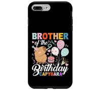 Brother of The Birthday Capibara Girl Bday Party Family Kids Carcasa para iPhone 7 Plus/8 Plus