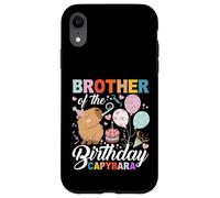 Brother of The Birthday Capibara Girl Bday Party Family Kids Carcasa para iPhone XR