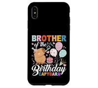 Brother of The Birthday Capibara Girl Bday Party Family Kids Carcasa para iPhone XS MAX