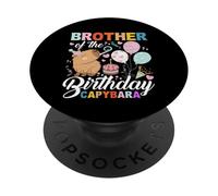 Brother of The Birthday Capibara Girl Bday Party Family Kids PopSockets PopGrip Adhesivo