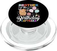 Brother of The Birthday Capibara Girl Bday Party Family Kids PopSockets PopGrip para MagSafe