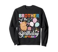 Brother of The Birthday Capibara Girl Bday Party Family Kids Sudadera