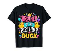 Brother of The Birthday Duck Cute Family Matching Party Camiseta