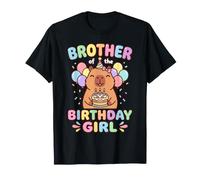 Brother of The Birthday Girl Capybara Camiseta