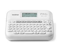 Etiquetadora electrónica de escritorio PT-D410 con teclado y conexión a PC - BROTHER