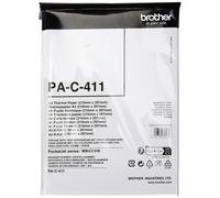 Brother PA-C-411 Thermal Printer Paper, A4, Premium Grade Glossy, White, 210 (W)