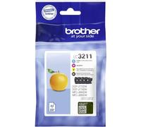 Brother LC3211VALDR cartucho de tinta 4 pieza(s) Original Negro, Cian, Magenta, Amarillo