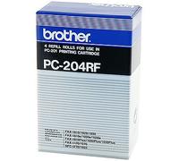 Brother PC-204RF: Recambio 4 bobinas negro (original)