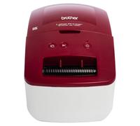 Brother QL-600R Label Maker, USB 2.0, Impresora de Etiquetas de dirección | Escritorio, etiquetas de hasta 62 mm de ancho, exclusivo de Amazon, enchufe británico