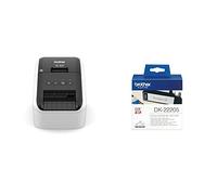 Brother QL-800 - Impresora de Etiquetas + Brother DK22205 - Cinta continua de papel térmico