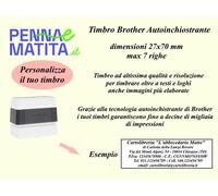 Brother Montura de sellos PR2770B6P negra (6 sellos de 27 x 70 mm)