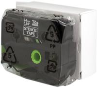 Brother STE151 24 mm Stencil Tape Cassette - Black NUEVO