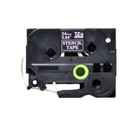 Brother STe-151 cinta negro sobre transparente 24 mm (original)