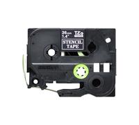 Brother STe-161 cinta negro sobre transparente 36 mm (original)