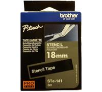 Brother Cinta de plantilla STe141 18 mm x 3 m reutilizable hasta 50 veces