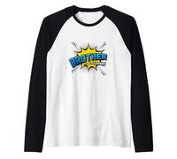Brother & Superhero - para el mejor hermano estilo cómic Camiseta Manga Raglan