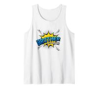 Brother & Superhero - para el mejor hermano estilo cómic Camiseta sin Mangas