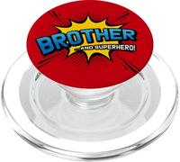 Brother & Superhero - para el mejor hermano estilo cómic PopSockets PopGrip para MagSafe
