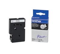 Brother TC-195 cinta blanco sobre transparente 9 mm (original)