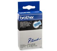 Brother TC-501 cinta negro sobre azul 12 mm (original)