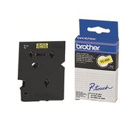 Brother TC-691 cinta negro sobre amarillo 9 mm (original)