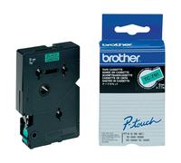 Brother TC-791 cinta negro sobre verde 9 mm (original)