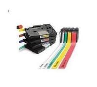 Brother TC 791 - Laminated tape - 9 mm - black on green