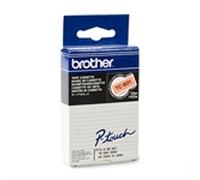 Brother TC-B010 texto negro sobre naranja 12mm