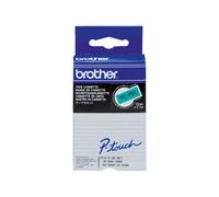 Brother TC-701 cinta negro sobre verde 12 mm (original)
