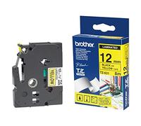 Brother TC-101 Cinta 12mm Texto Negro Sobre Transparente (7,7M)