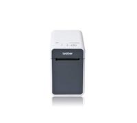 Brother TD2125NWB- Impresora de etiquetas y tickets de sobremesa para uso profesional con conexión USB, serie, Ethernet, WiFi y Bluetooth