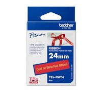 Brother textiles TZe-RW54 - Cinta para escribir (24 mm de ancho, 4 m de largo, entre otros, para Brother P-touch H200, H100LB/R, H105, E100/VP, D200/BW/VP, D210/VP, Cube, Cube Plus)