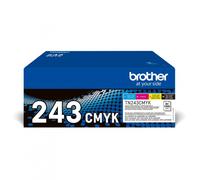 BROTHER TN-243CMYK CIAN MAGENTA AMARILLO NEGRO TÓNER - 4000 PÁGINAS PARA DCP-L3510CDW