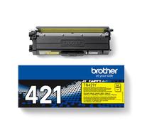 Brother TN-421Y cartucho de tóner 1 pieza(s) Original Amarillo
