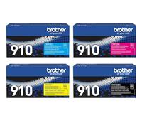 Brother TN-910, TN910 - Juego de tóner original para HL-L9310, MFC-L9570, color negro, cian, magenta, amarillo